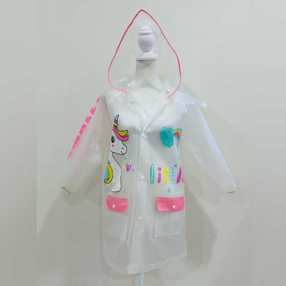 Unicorn Raincoat‎ For Kids Size XL(12-14)